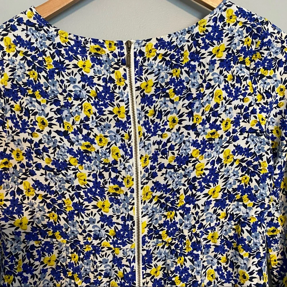 OLD NAVY floral long sleeve shift dress sz XS